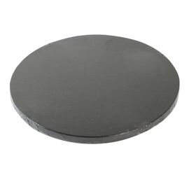 cake drum zwart - rond 30cm - funCakes